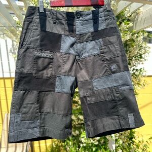 Mountain Research Black/Navy Patched Shorts